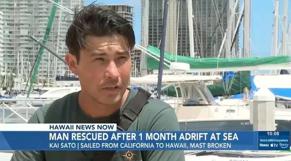 39歳男性、マスト折れ漂流1カ月…ビニール袋なめて生き延びた