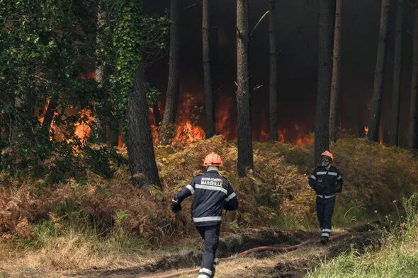 ギリシャ・クレタ島で山火事、消防士2人死亡…英仏でも大規模避難