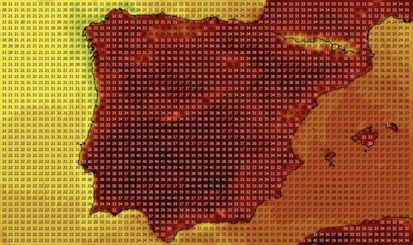 スペインで41度の猛暑、22地域にアンバー警報…熱ドームが直撃か